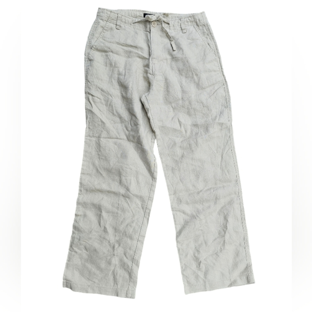 Sean Jean Men's 100% linen trousers pants 32" x 29"